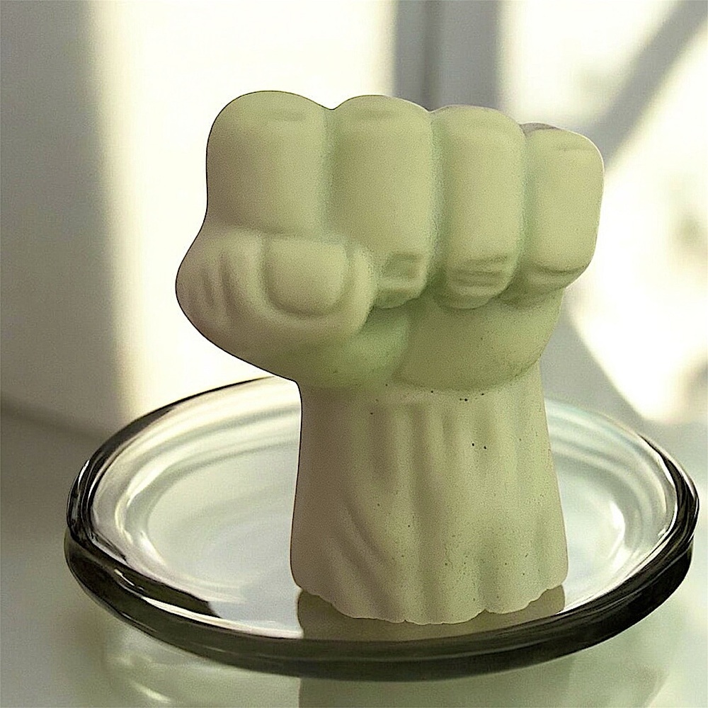 Vanilla rose hulk soap scented handmade 3x4in shea butter based 6oz